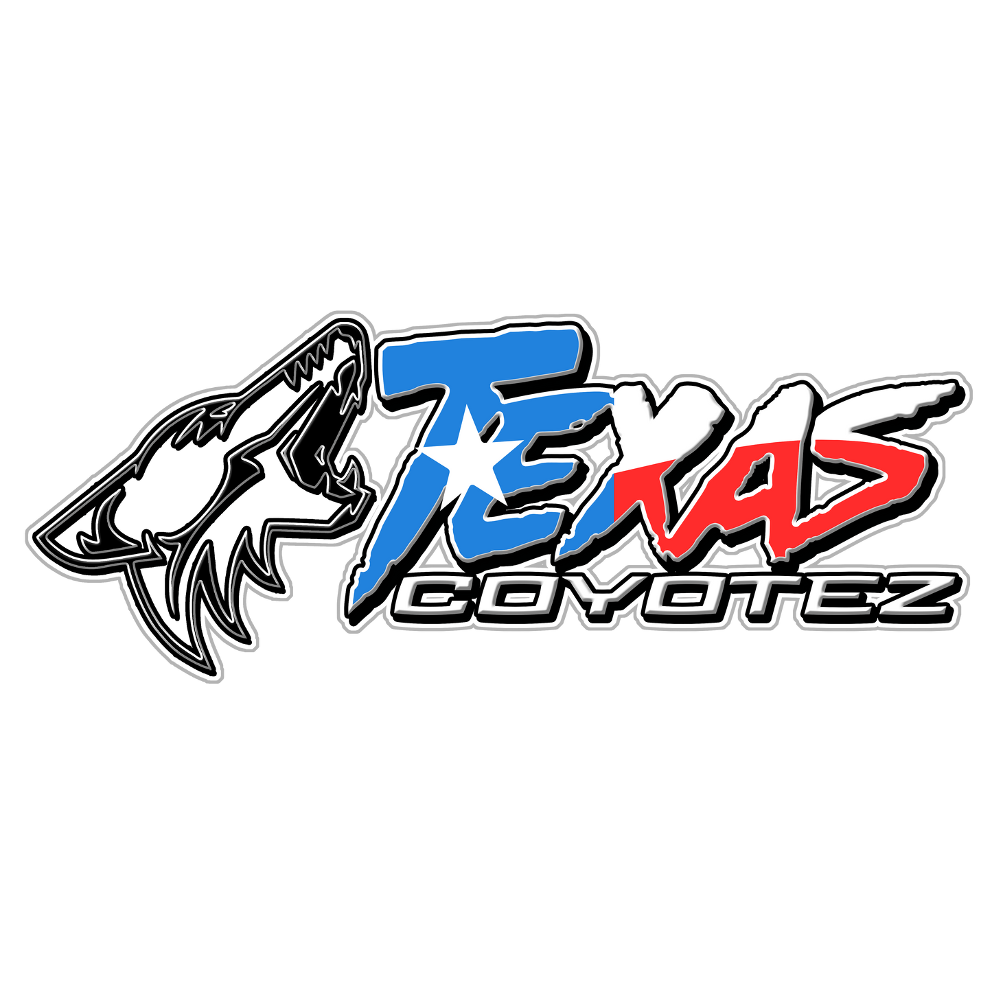 Texas Coyotez decal